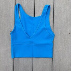 Lululemon Power Pivot Tank- Poolside Blue
